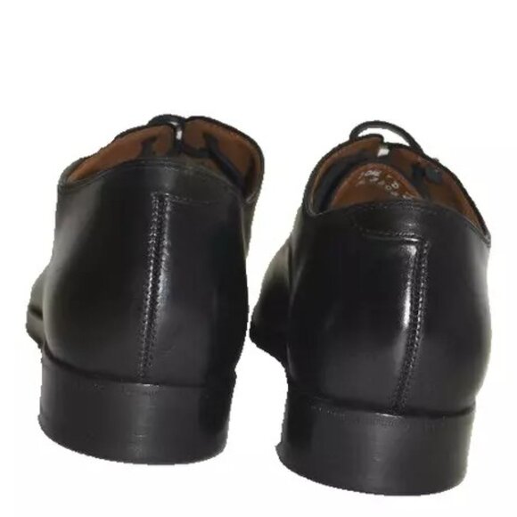 New! Allen Edmonds Siena Leather Cap Stitch Oxford Shoe Black 10.5 D 5720 DD297A